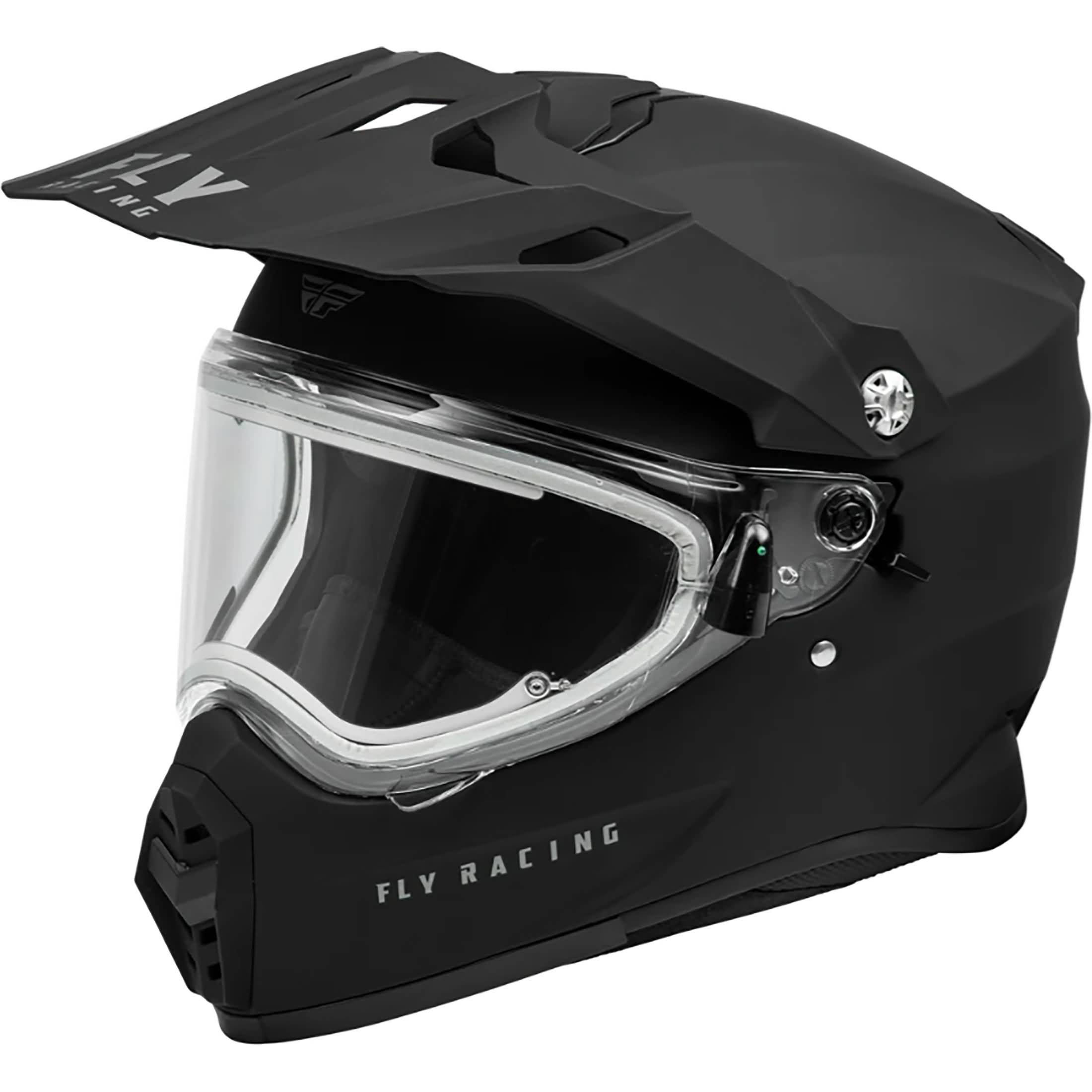 Fly Racing Trekker Cold Weather 2024 Electric Shield Adult Snow Helmets