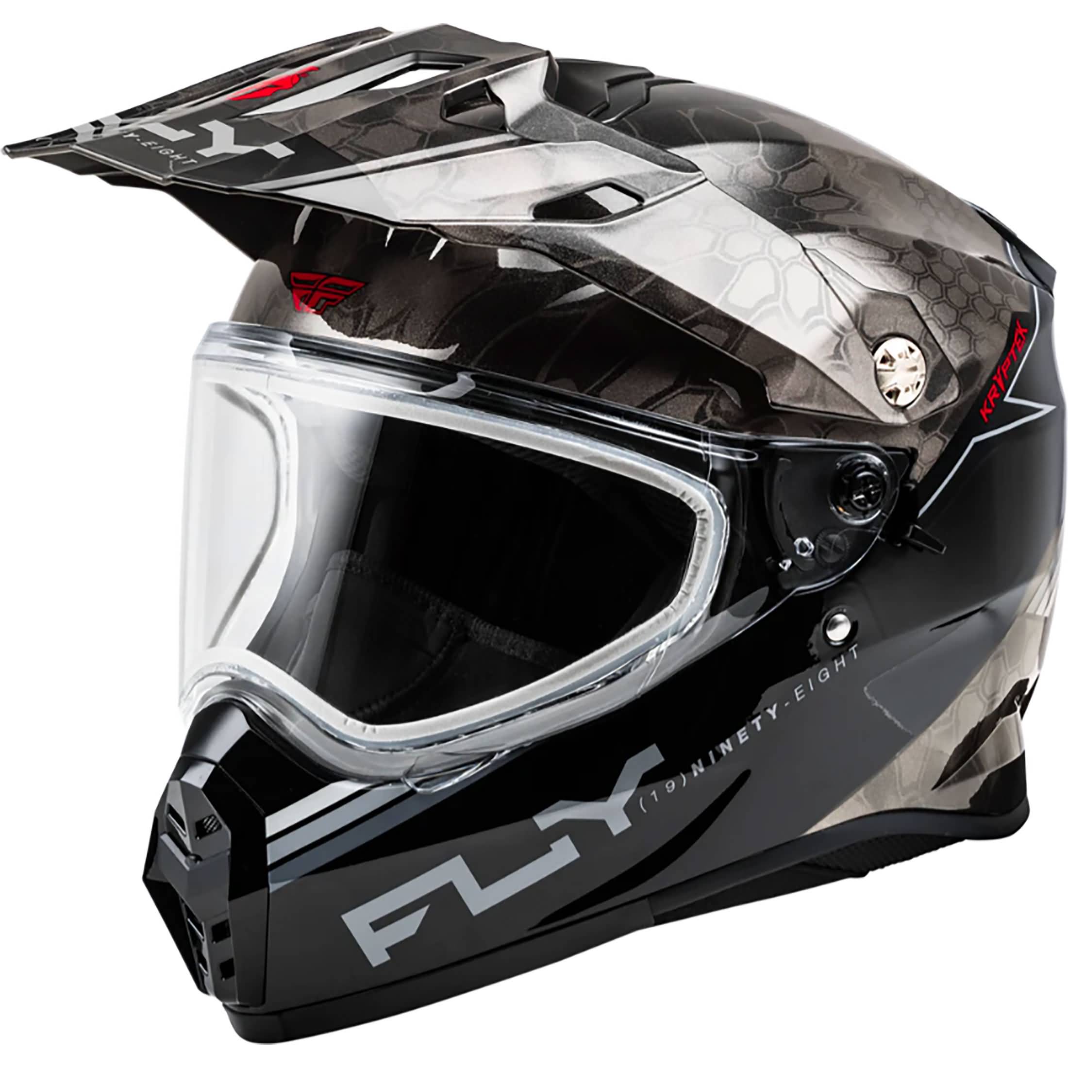 Fly Racing Trekker Cold Weather Conceal 2024 Dual Shield Adult Snow Helmets
