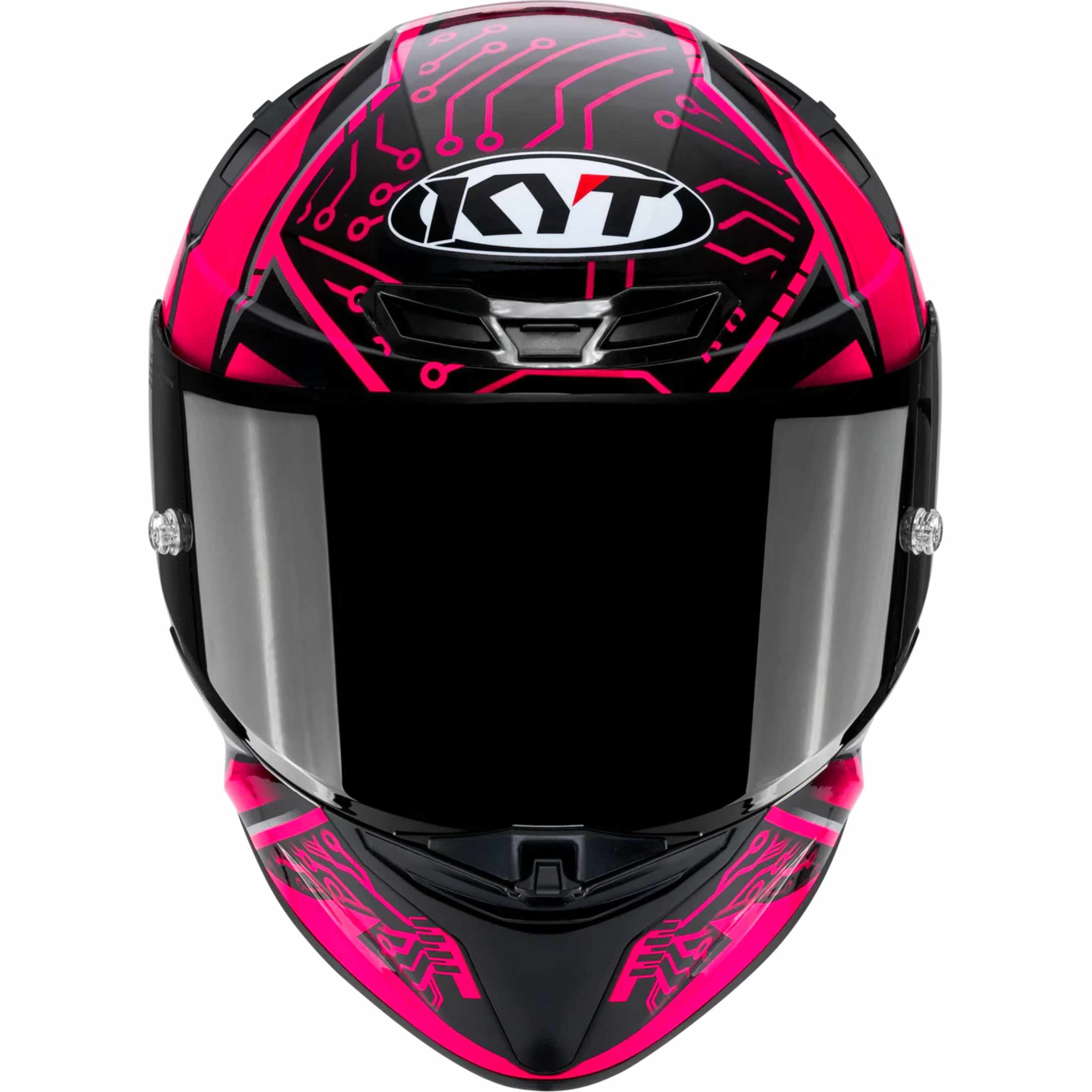 KYT TT-REVO Special Editions Hyper Pink Adult Street Helmets