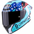 KYT TT-REVO Special Editions Leopard Americas Replica Adult Street Helmets
