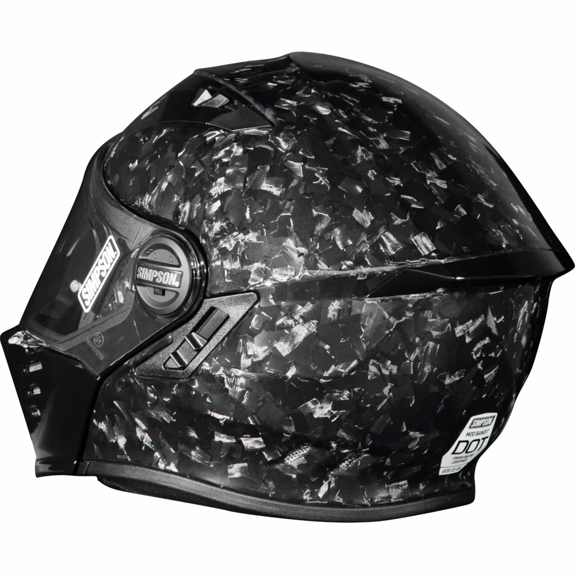 Simpson Bandit Forged Carbon Modular Adult Street Helmets