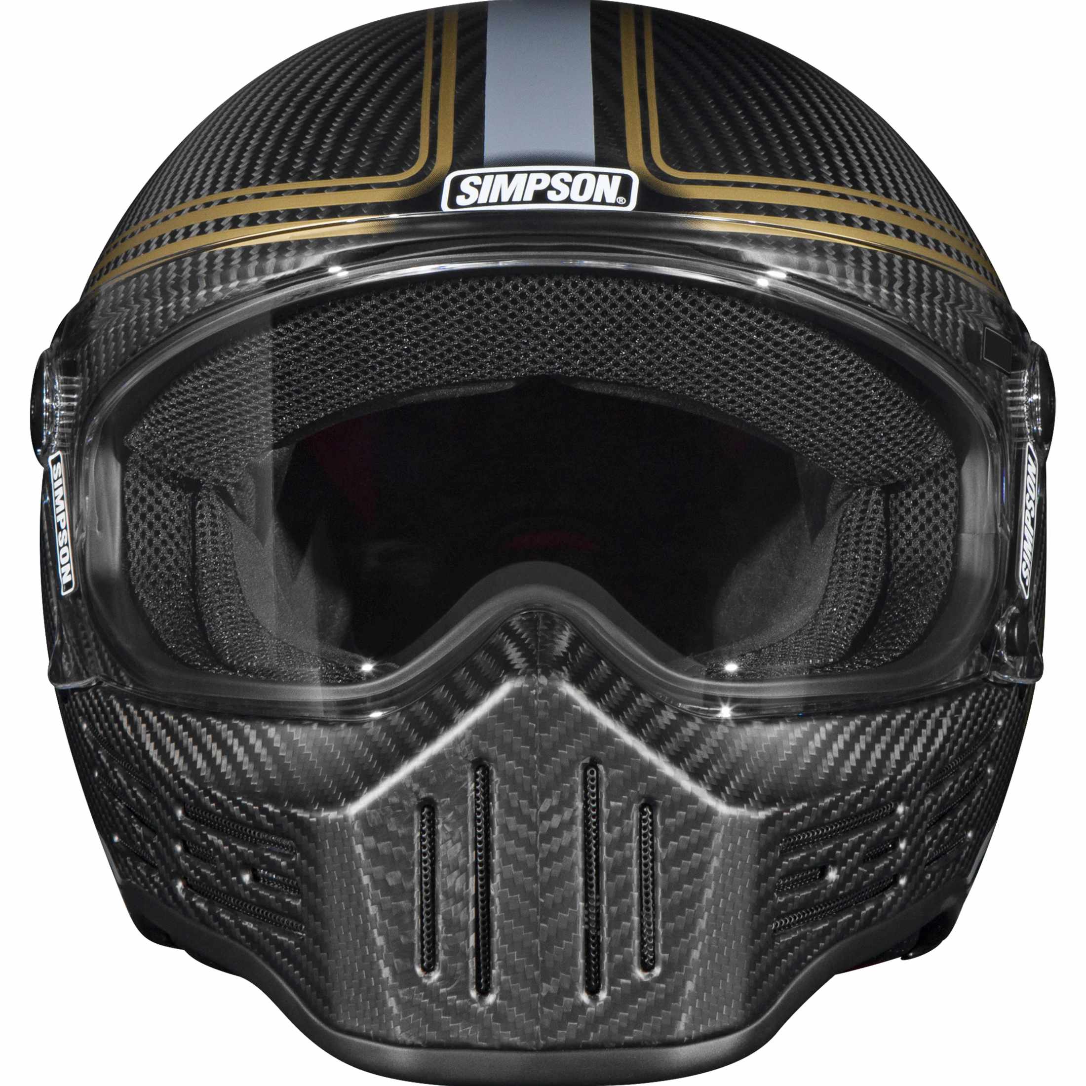 Simpson M30 Bandit Slipline Carbon Adult Street Helmets