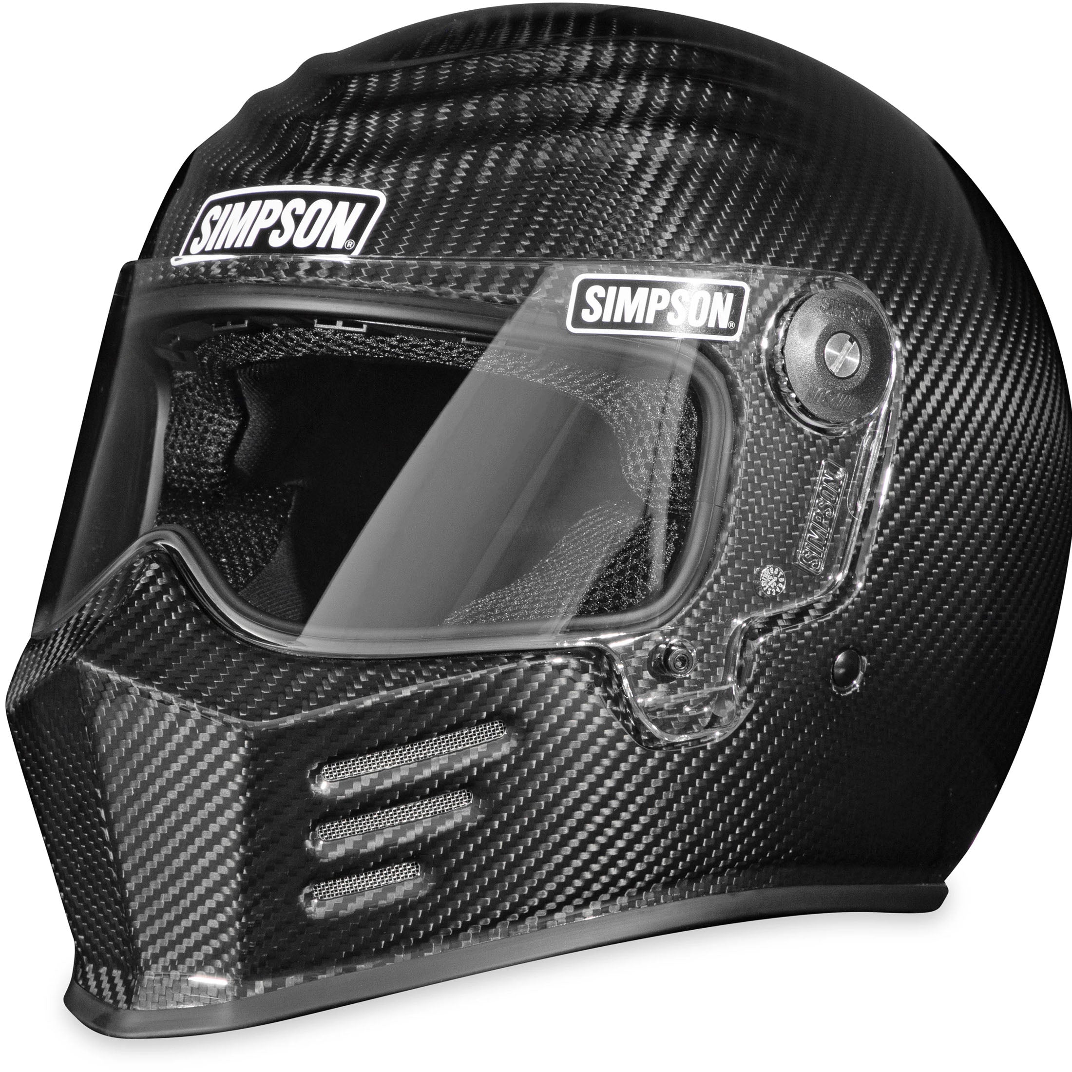 Simpson Outlaw Bandit 3.0 Carbon Fiber Adult Street Helmets